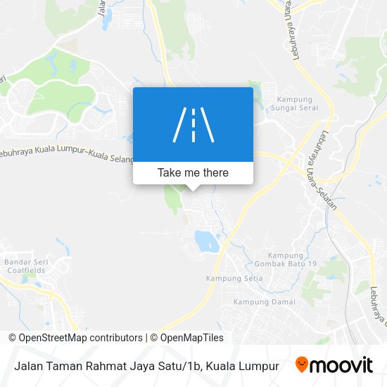 Peta Jalan Taman Rahmat Jaya Satu / 1b
