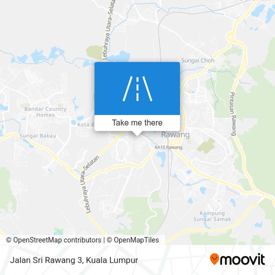 Peta Jalan Sri Rawang 3