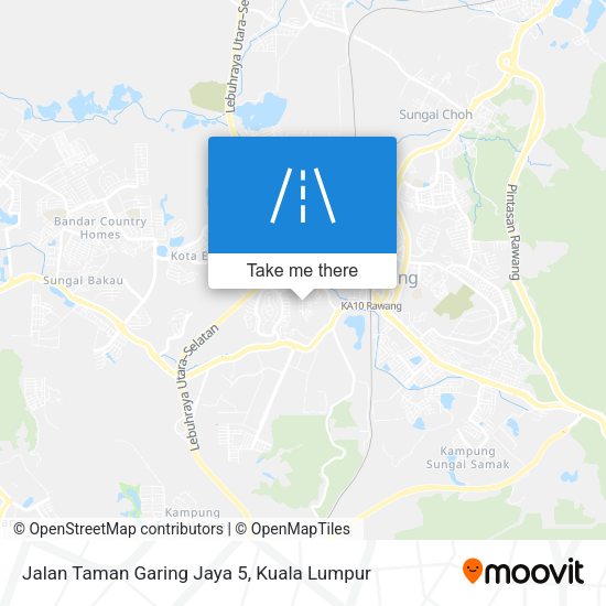 Jalan Taman Garing Jaya 5 map