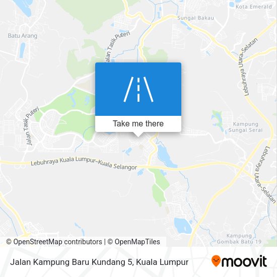 Jalan Kampung Baru Kundang 5 map