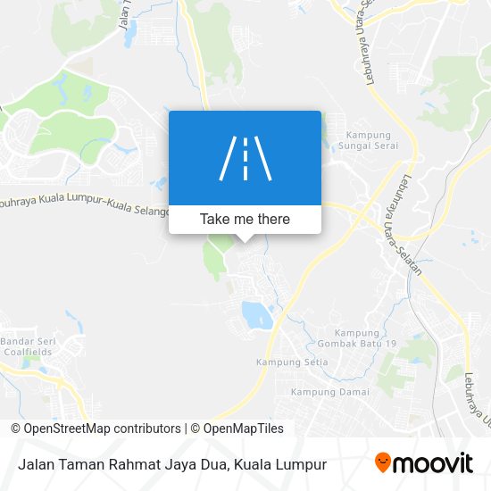 Peta Jalan Taman Rahmat Jaya Dua