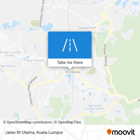 Jalan Rt Utama map