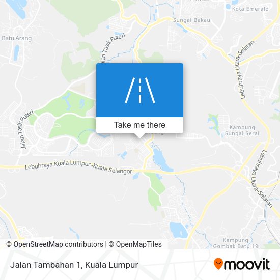 Jalan Tambahan 1 map