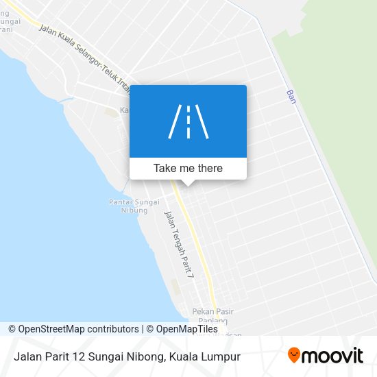 Jalan Parit 12 Sungai Nibong map