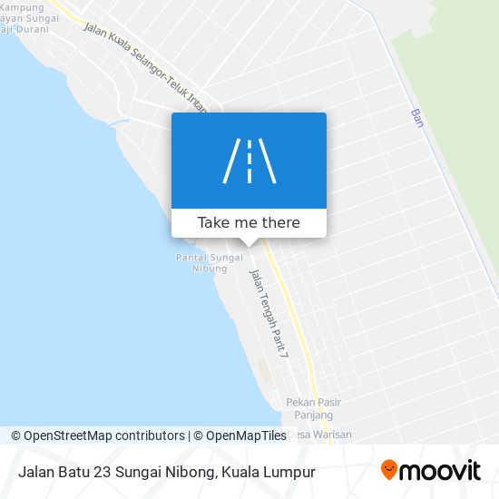 Peta Jalan Batu 23 Sungai Nibong