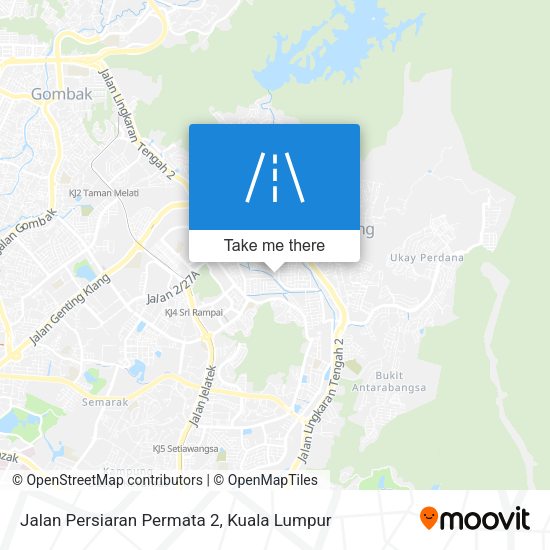 Peta Jalan Persiaran Permata 2