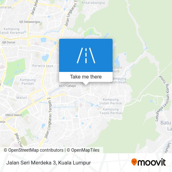 Peta Jalan Seri Merdeka 3