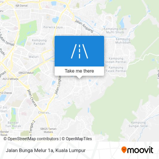 Peta Jalan Bunga Melur 1a