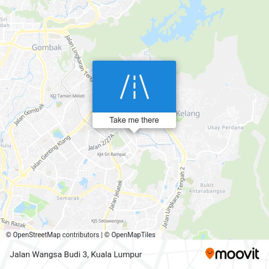 Jalan Wangsa Budi 3 map
