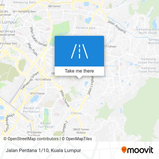 Jalan Perdana 1/10 map