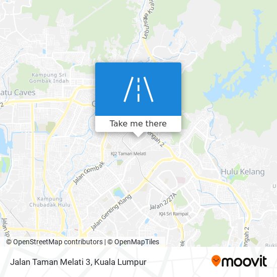 Peta Jalan Taman Melati 3