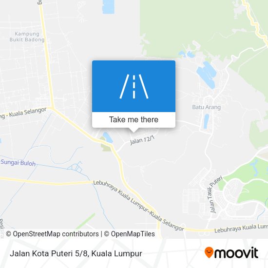 Jalan Kota Puteri 5/8 map