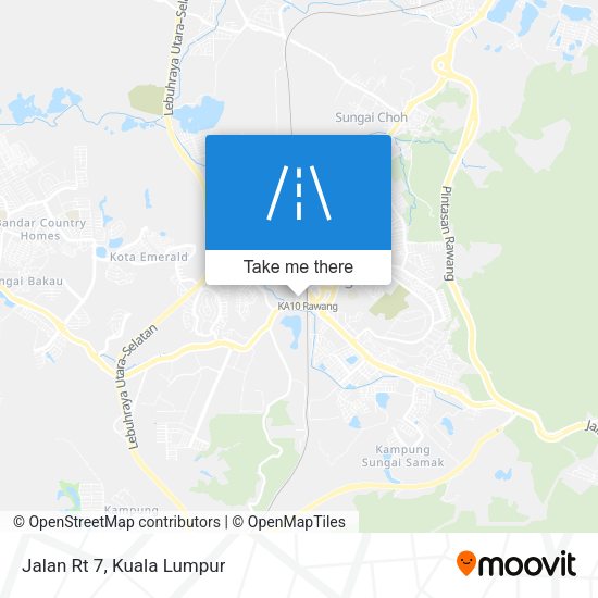 Jalan Rt 7 map