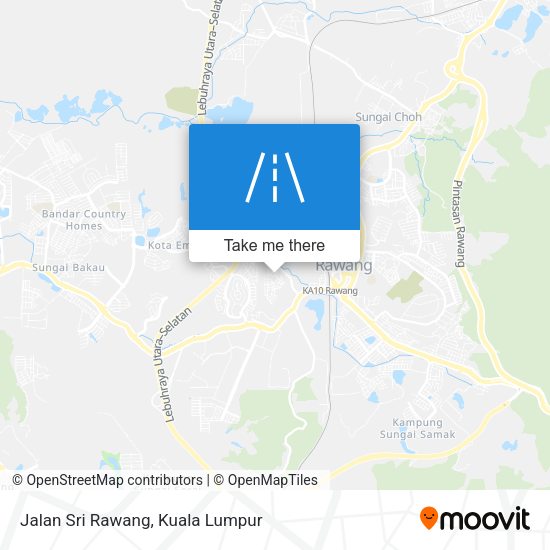 Jalan Sri Rawang map