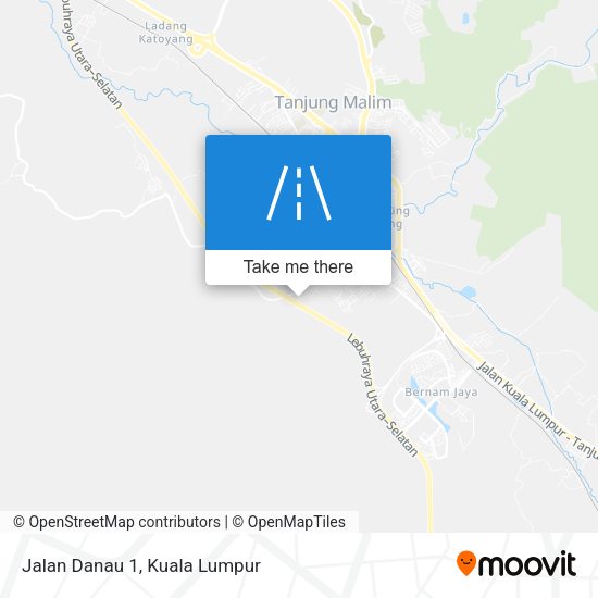 Jalan Danau 1 map