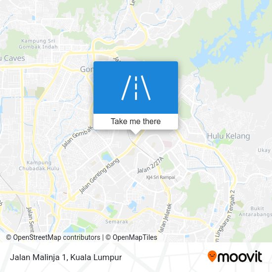 Peta Jalan Malinja 1