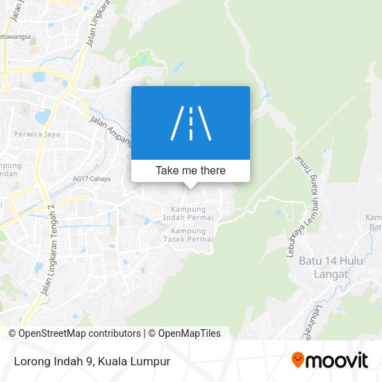 Peta Lorong Indah 9