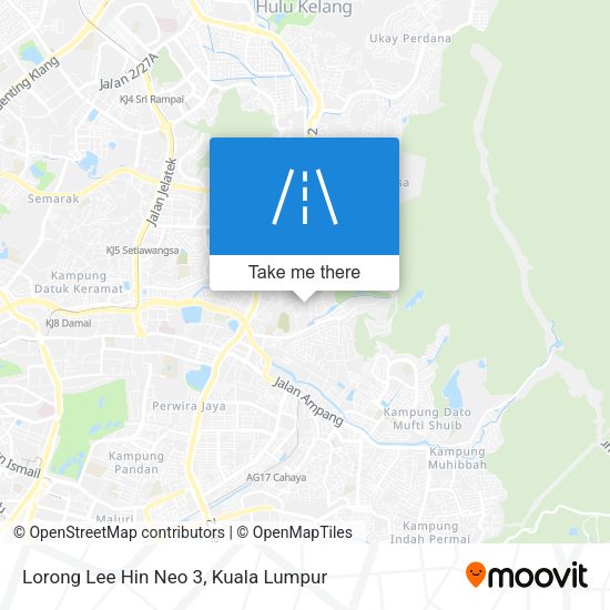 Lorong Lee Hin Neo 3 map