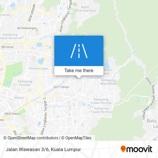 Jalan Wawasan 3/6 map