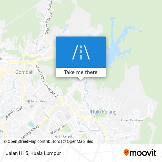 Jalan H15 map