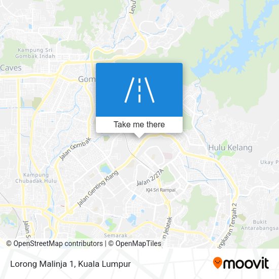 Peta Lorong Malinja 1