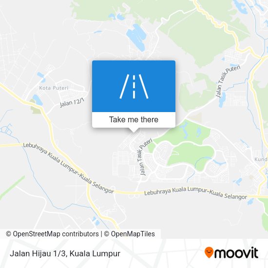 Peta Jalan Hijau 1/3