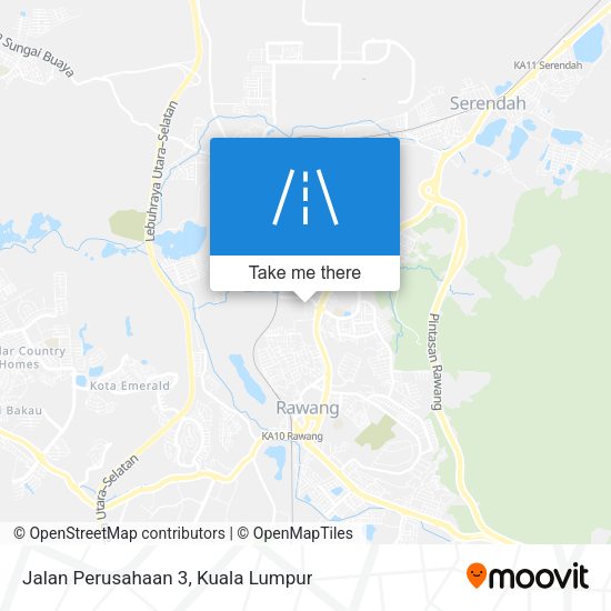 Jalan Perusahaan 3 map