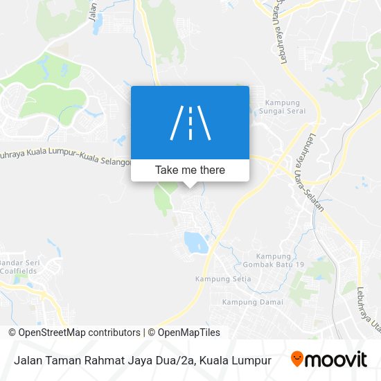 Jalan Taman Rahmat Jaya Dua/2a map