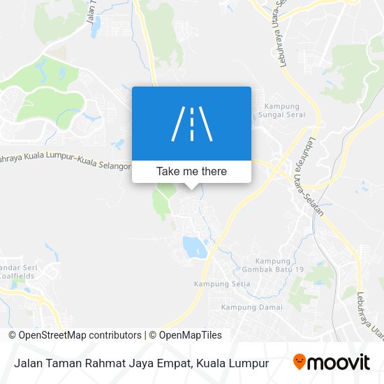 Jalan Taman Rahmat Jaya Empat map