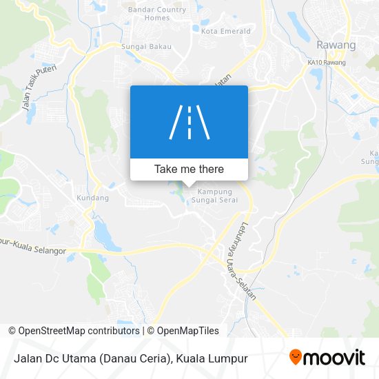 Peta Jalan Dc Utama (Danau Ceria)