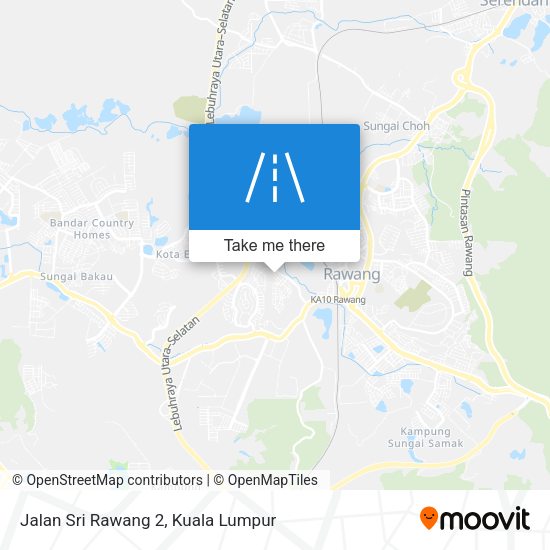 Peta Jalan Sri Rawang 2