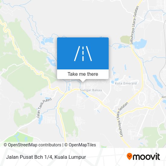 Jalan Pusat Bch 1/4 map