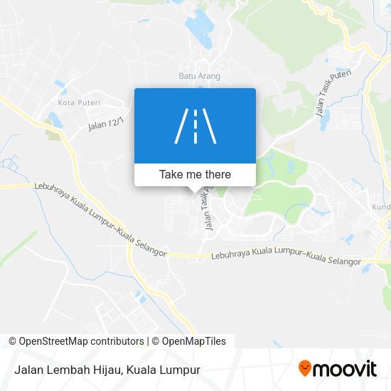 Peta Jalan Lembah Hijau