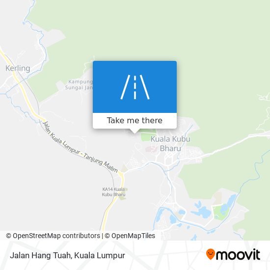 Jalan Hang Tuah map