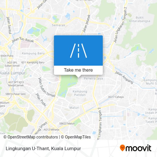 Peta Lingkungan U-Thant