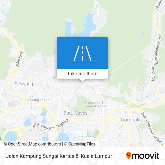 Jalan Kampung Sungai Kertas 8 map
