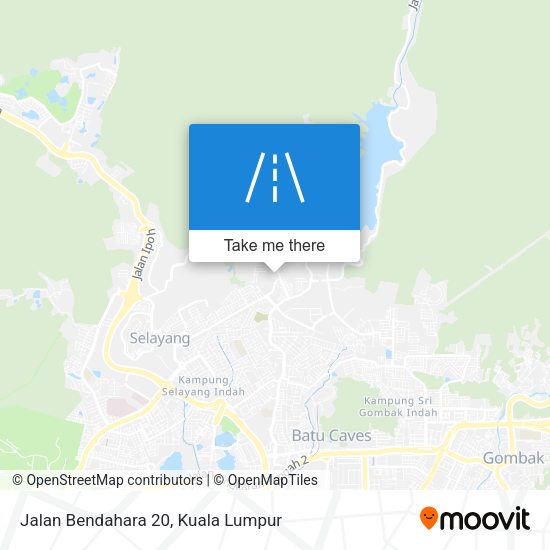Jalan Bendahara 20 map