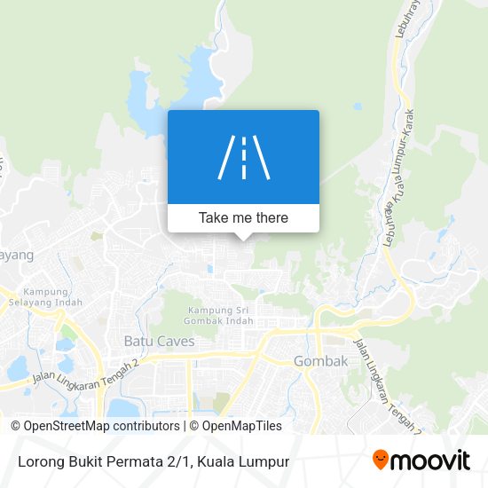 Peta Lorong Bukit Permata 2/1