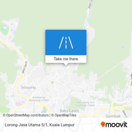 Peta Lorong Jasa Utama 5/1