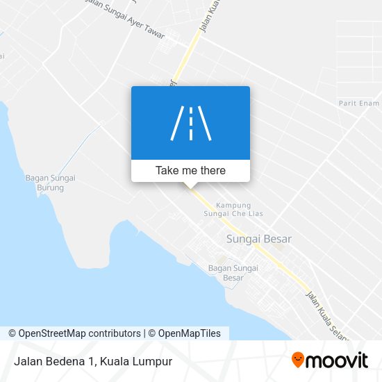 Jalan Bedena 1 map