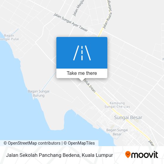 Jalan Sekolah Panchang Bedena map