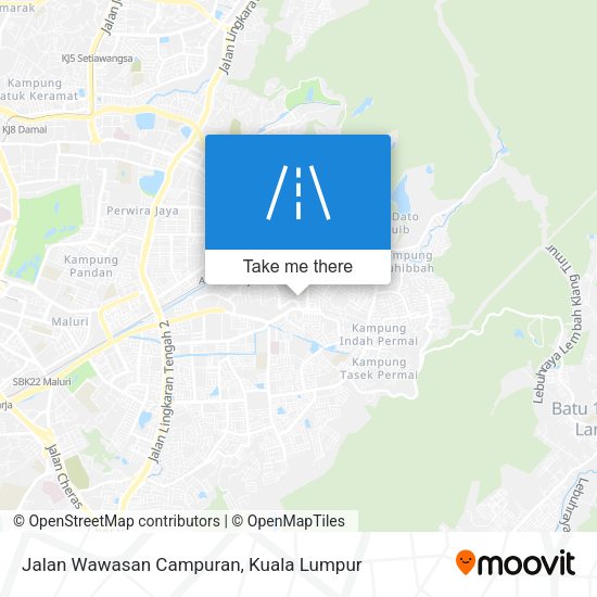 Jalan Wawasan Campuran map