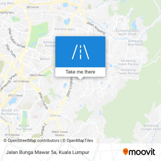 Jalan Bunga Mawar 5a map
