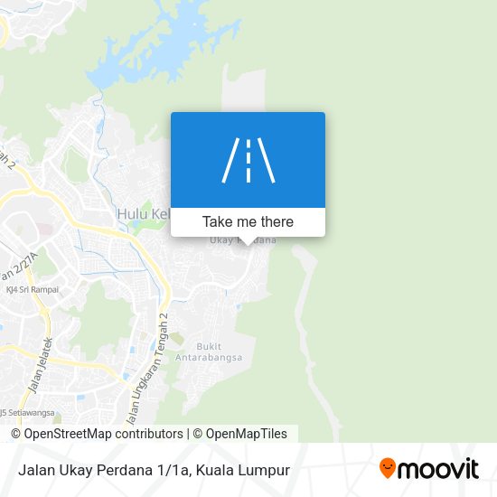 Jalan Ukay Perdana 1/1a map