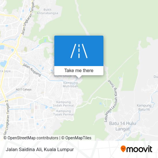 Peta Jalan Saidina Ali