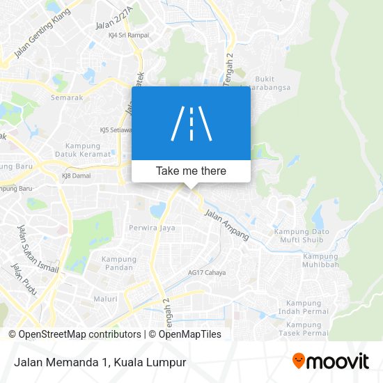 Peta Jalan Memanda 1
