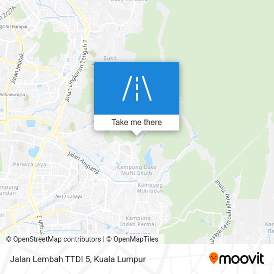 Peta Jalan Lembah TTDI 5
