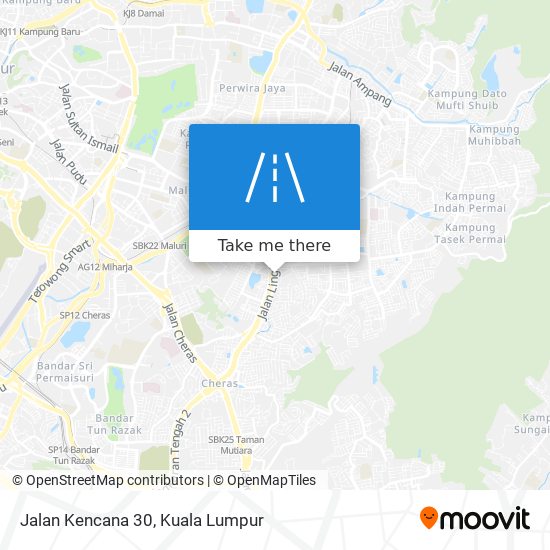 Jalan Kencana 30 map