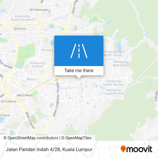 Jalan Pandan Indah 4/28 map