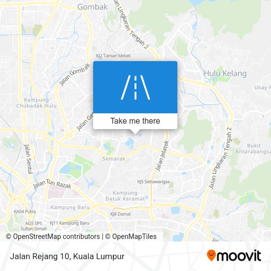 Peta Jalan Rejang 10